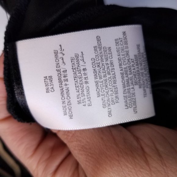 BCBGMaxazria slinky black dress size small - Picture 9 of 10